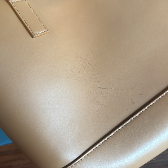 Teddy Blake GUC Small Alice Tote with wristlet Camel Color - Picture 7 of 15